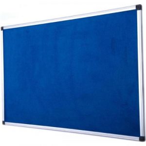 Notice Boards (Pin Up Board) For Home, Office And School, Lightweight Aluminium Frame(Blue)