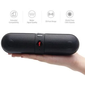 Bluetooth Speaker Pill Shape Wireless-Outdoor Speaker-Portable Speaker Support FM TF U-disk