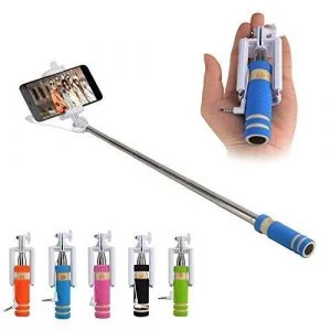 Mini Selfie Sticks With Aux Cable(55 Cm)
