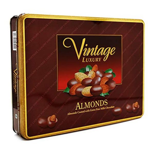 vintage chocolates almonds